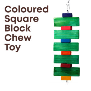 Coloured Square Block Chew Toy